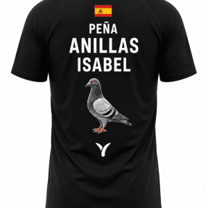 Camiseta Técnica Personalizada para Peñas Colombófilas con Nombre y Palomo